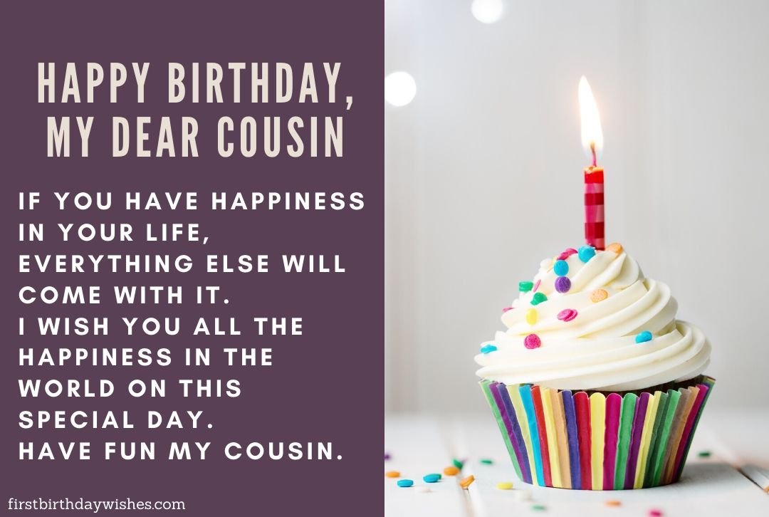 Best Birthday Wishes For Cousin Top Cousin Birthday Wishes | Images and ...