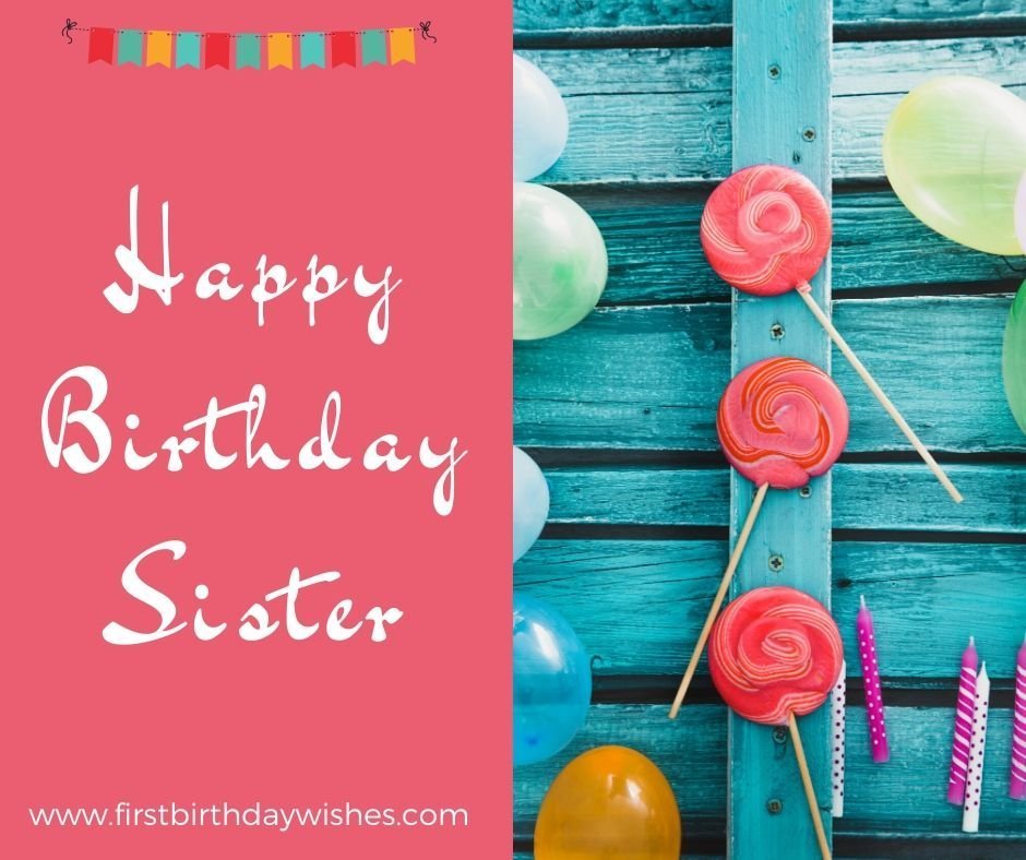 Birthday Wishes for Sister Images
