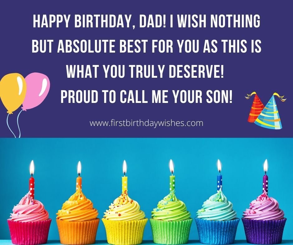 Happy Birthday Dad Wishes
