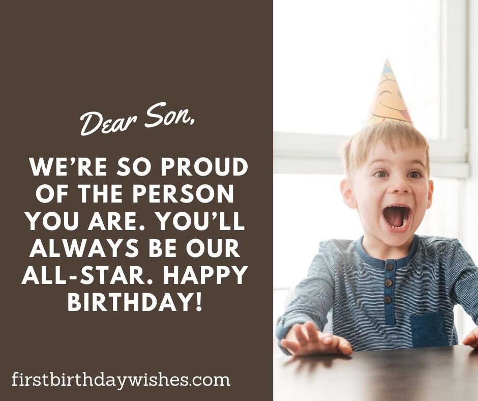 Birthday Wishes for son