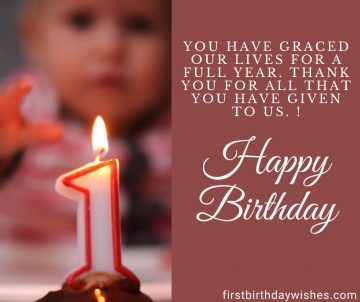 75 Sweet Happy 1st Birthday Wishes For Baby Girl (2024)