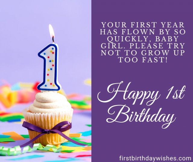 75 Sweet Happy 1st Birthday Wishes For Baby Girl (2024)