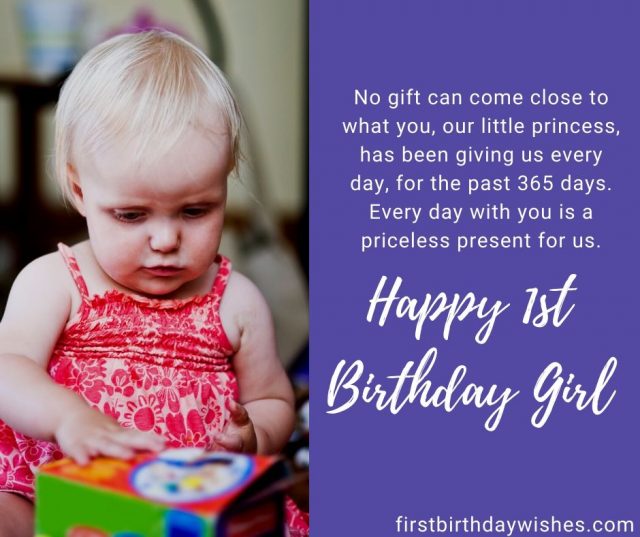75 Sweet Happy 1st Birthday Wishes For Baby Girl (2025)