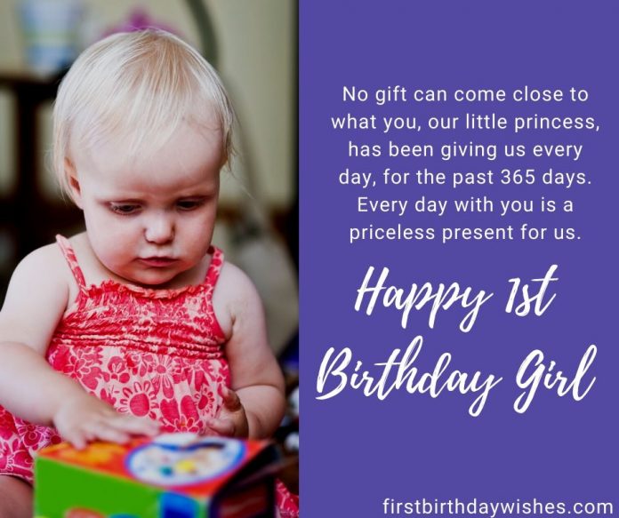 75 Sweet Happy 1st Birthday Wishes For Baby Girl (2024)