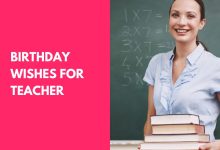 Birthday Wishes For Teacher