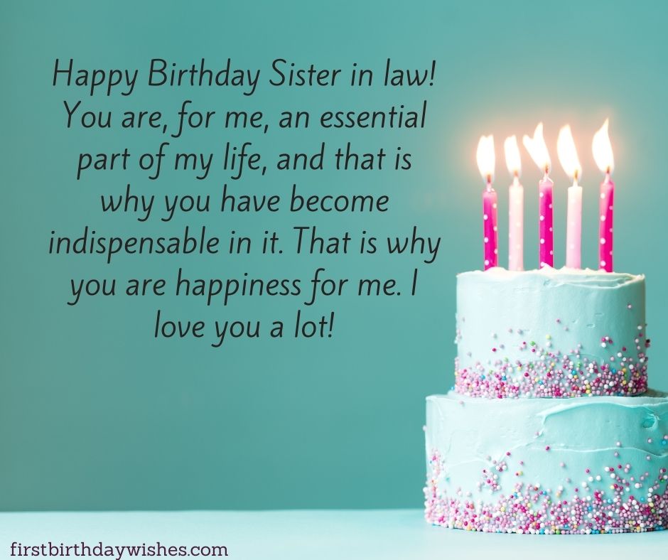60 Best Happy Birthday wishes for Sister in Law (2024)