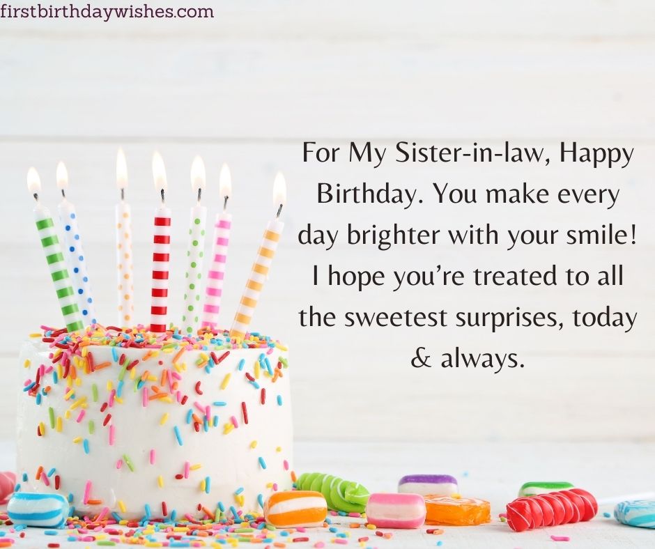 60 Best Happy Birthday wishes for Sister in Law (2024)