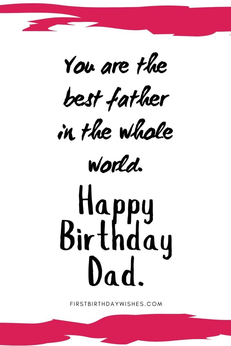 Happy Birthday Card For Father