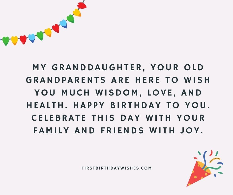 100+ Lovely Birthday Wishes for Granddaughter (2024)