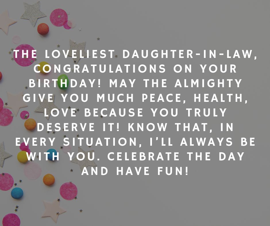 Birthday Wishes for Daughter-in-law