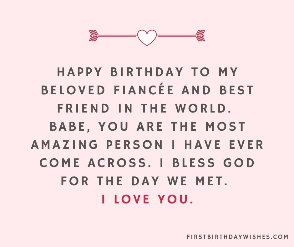 Birthday Wishes for Fiancée 