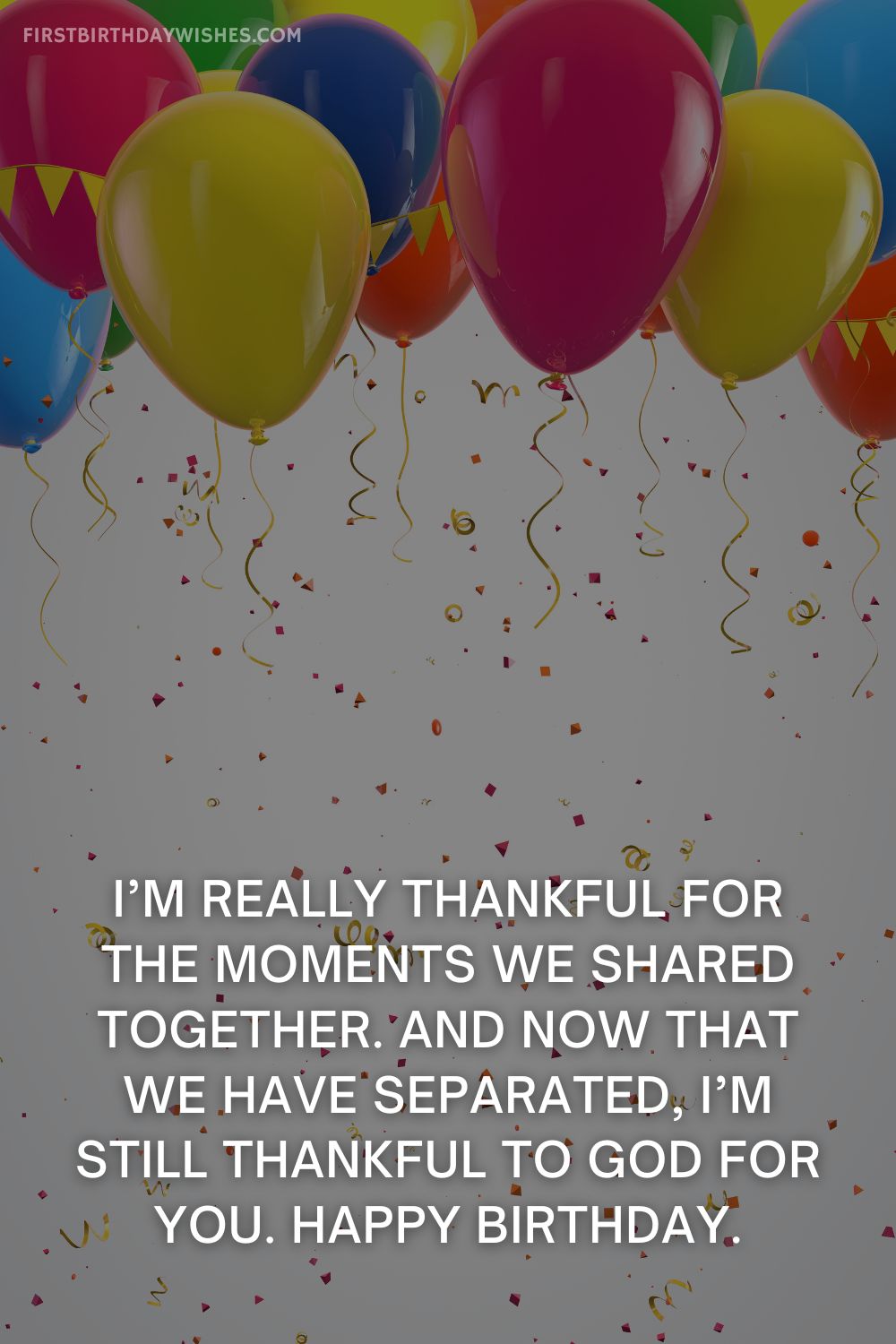 Birthday wishes for Ex Boyfriend
