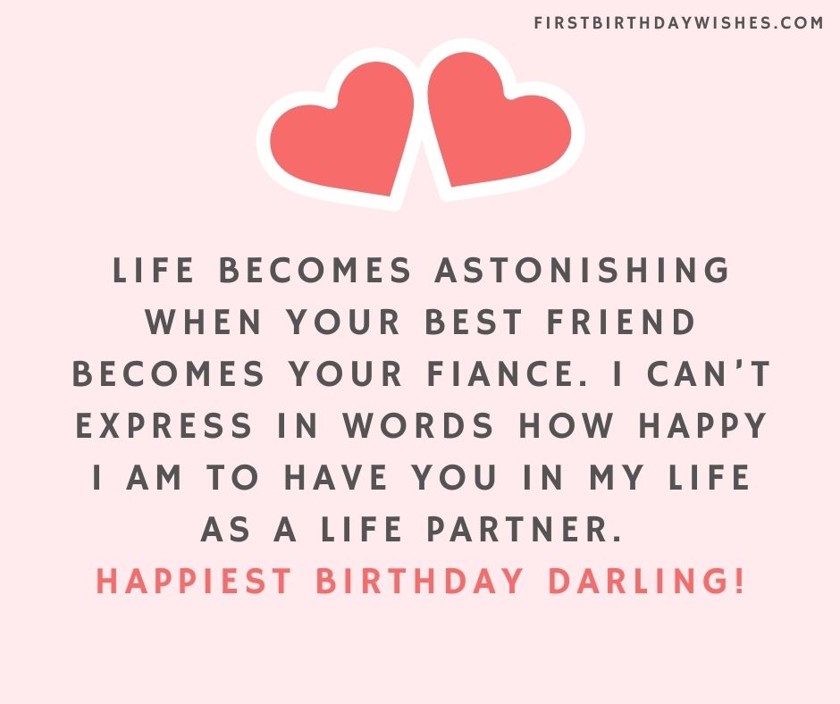 romantic birthday wishes for fiancé female