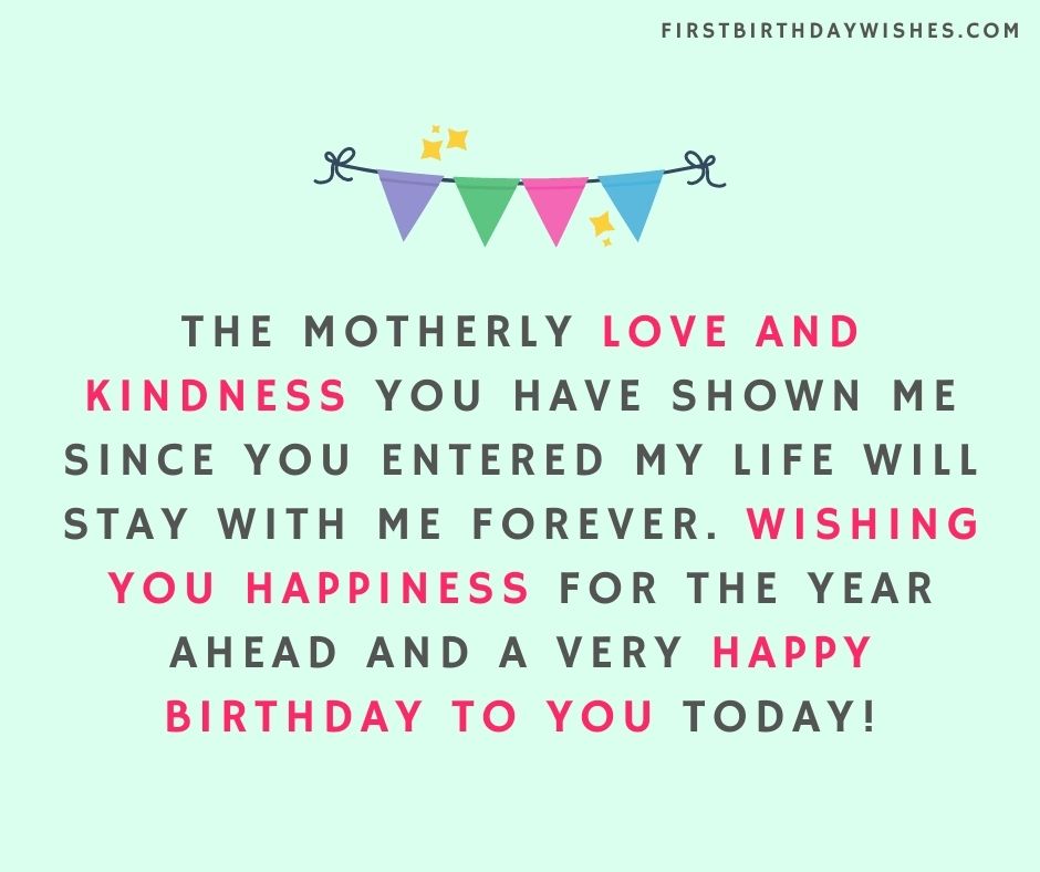 birthday message for Stepmom