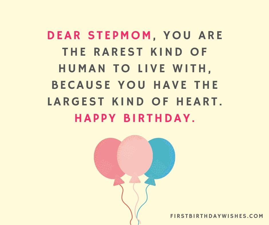 birthday wishes for Stepmom 
