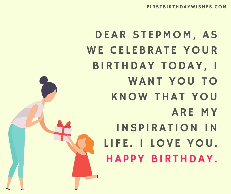 happy birthday wishes for Stepmom