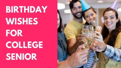 Birthday Wishes for College Senior