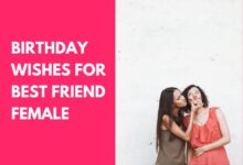 Birthday Wishes for Best Friend Female