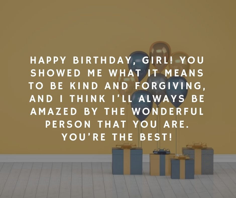 Birthday greeting to female Best Friend