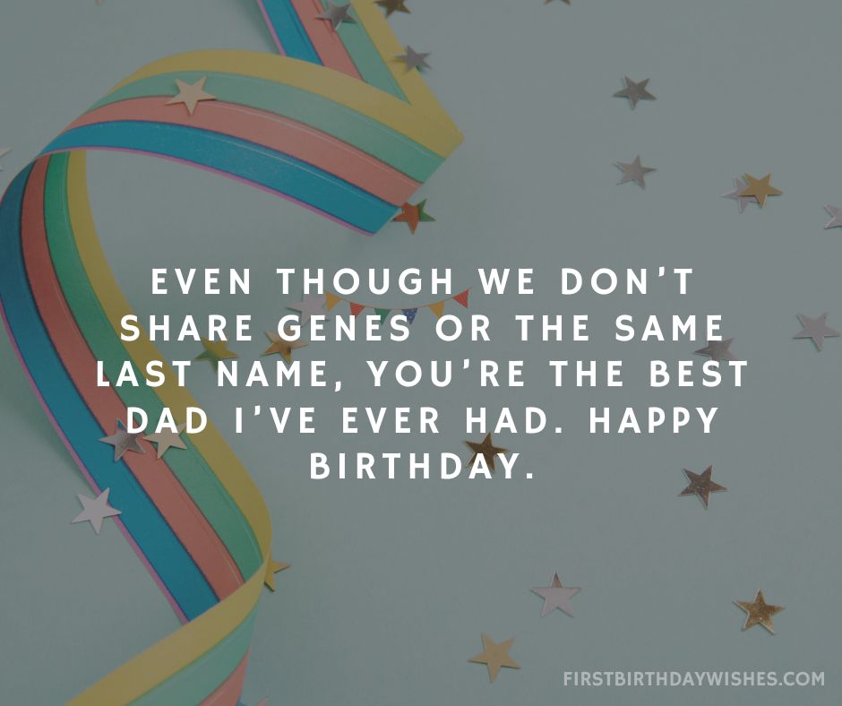 Birthday Wishes for Stepdad 